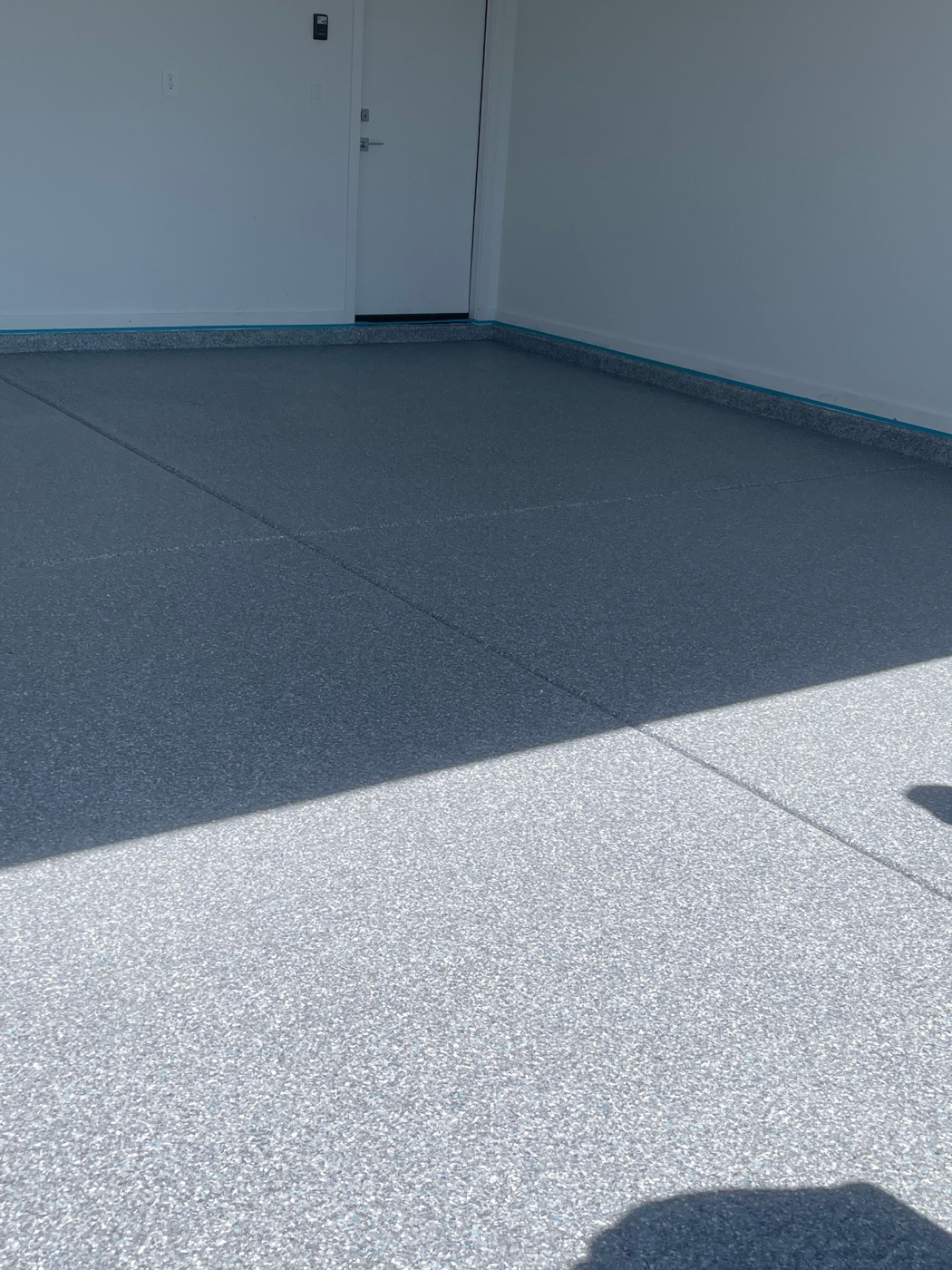 Finished garage concrete coating by Kiwi Coatings